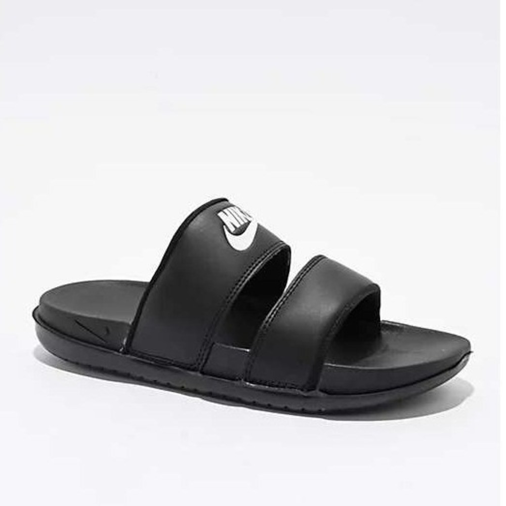 Nike Sz 8 Slides Offcourt Duo Revive Foam Black Slide Sandals 2 Straps Superior